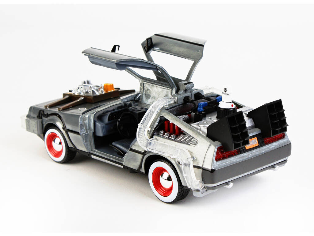 Voiture Retour vers le Futur III en Métal 1:24 Machine à Voyager dans le Temps Simba 253255027