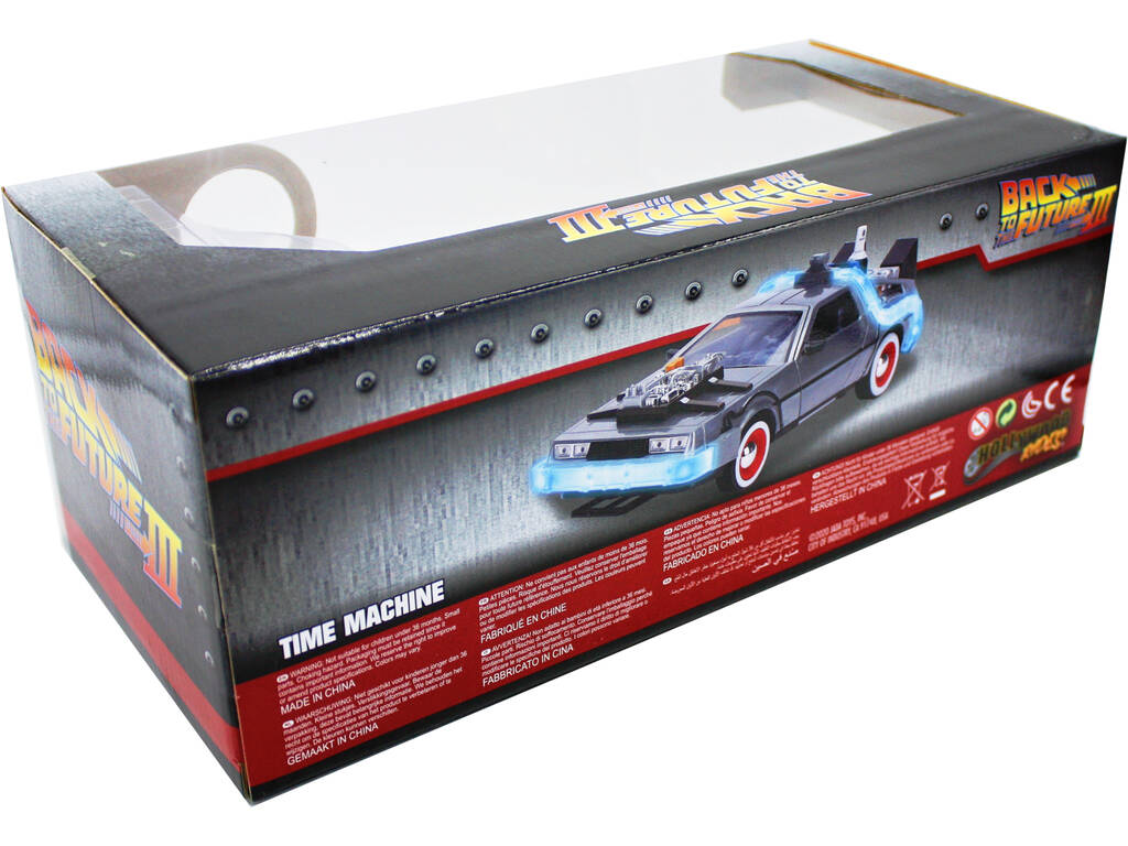 Voiture Retour vers le Futur III en Métal 1:24 Machine à Voyager dans le Temps Simba 253255027
