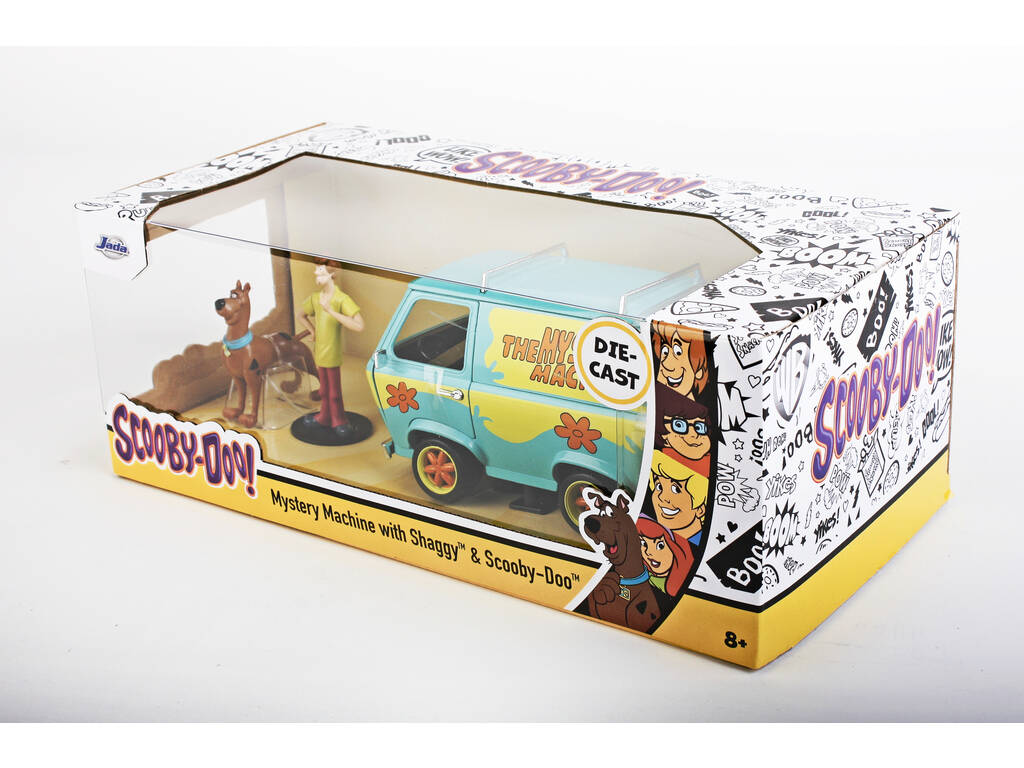 Scooby Doo Carrinha Mistery Machine 1:24 com Figuras Simba 253255024