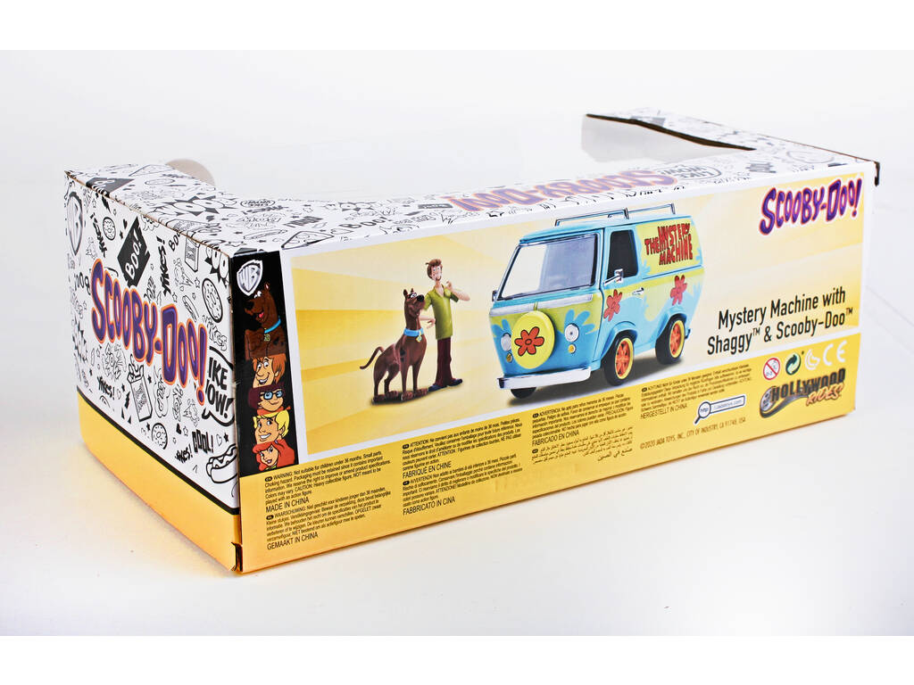 Scooby Doo Carrinha Mistery Machine 1:24 com Figuras Simba 253255024