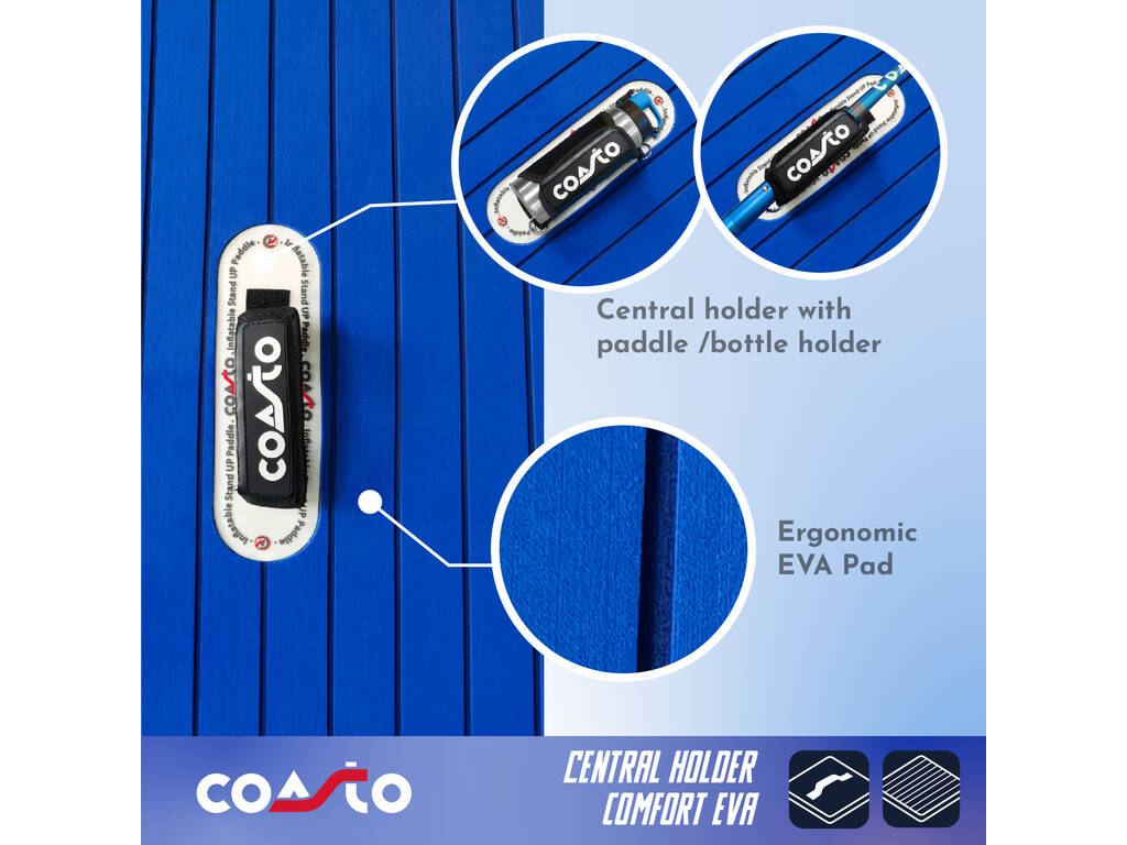 Tavola da Paddle Surf gonfiabile Coasto Amerigo da 315x84x15 cm