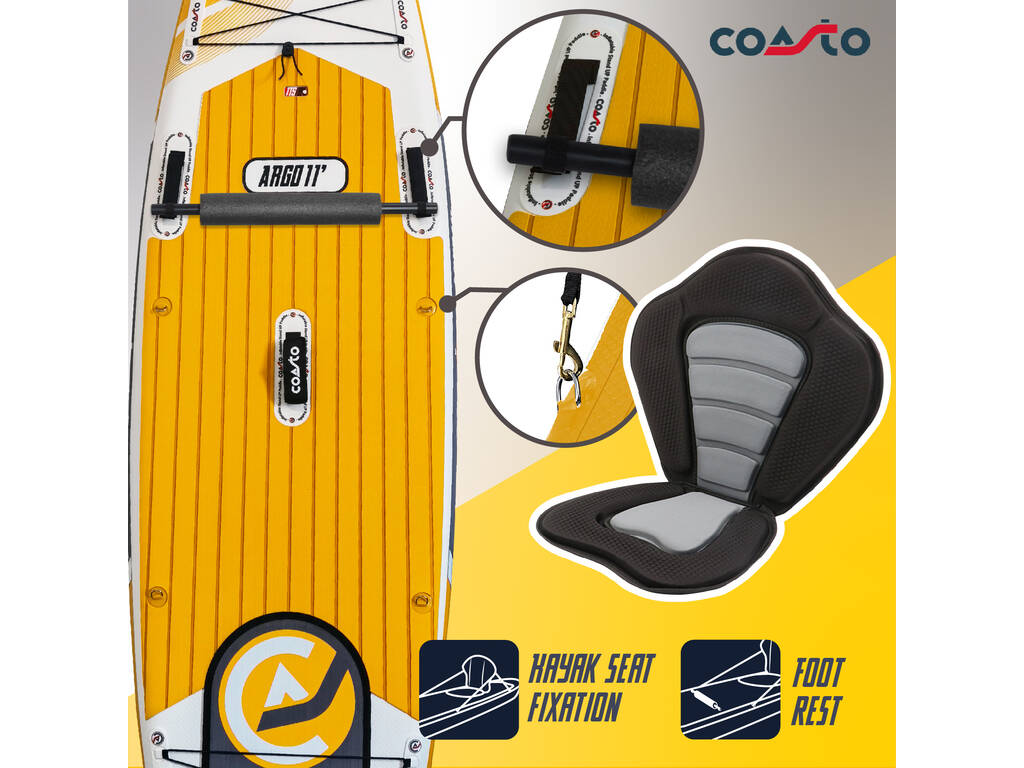 Coasto Argo Paddleboard gonflable 335x84x15 cm