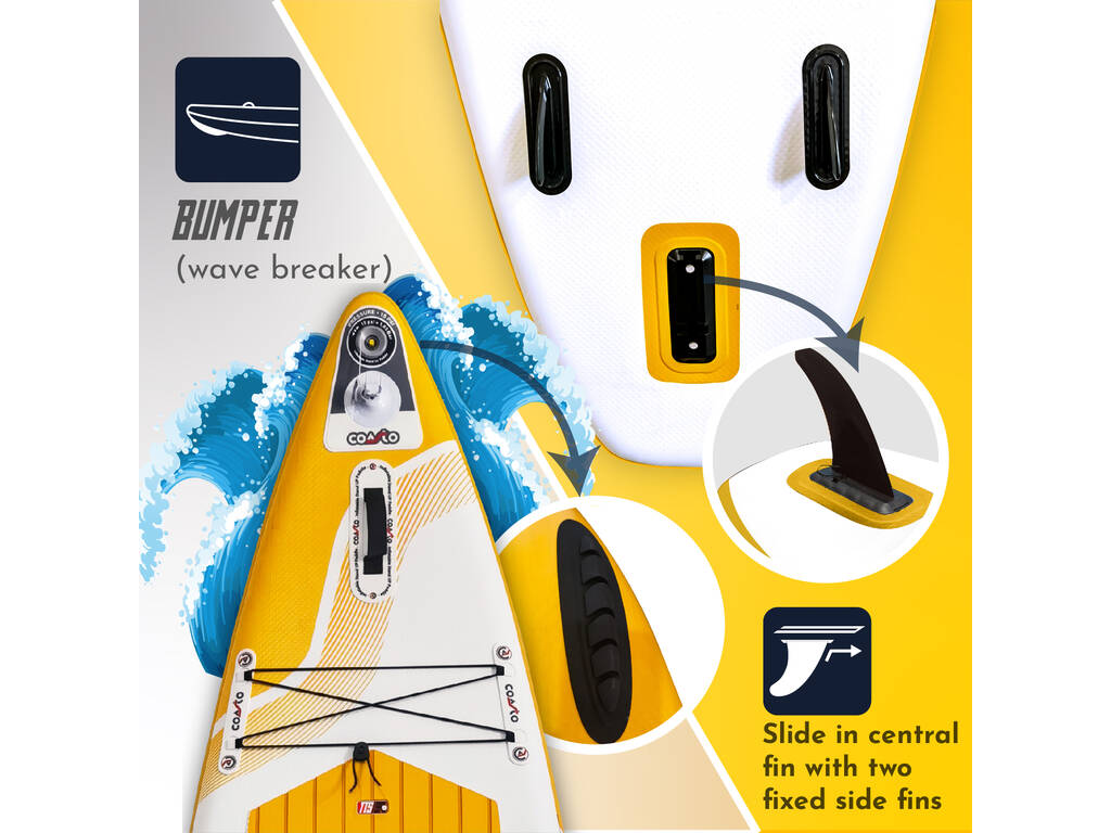 Coasto Argo Paddleboard gonflable 335x84x15 cm
