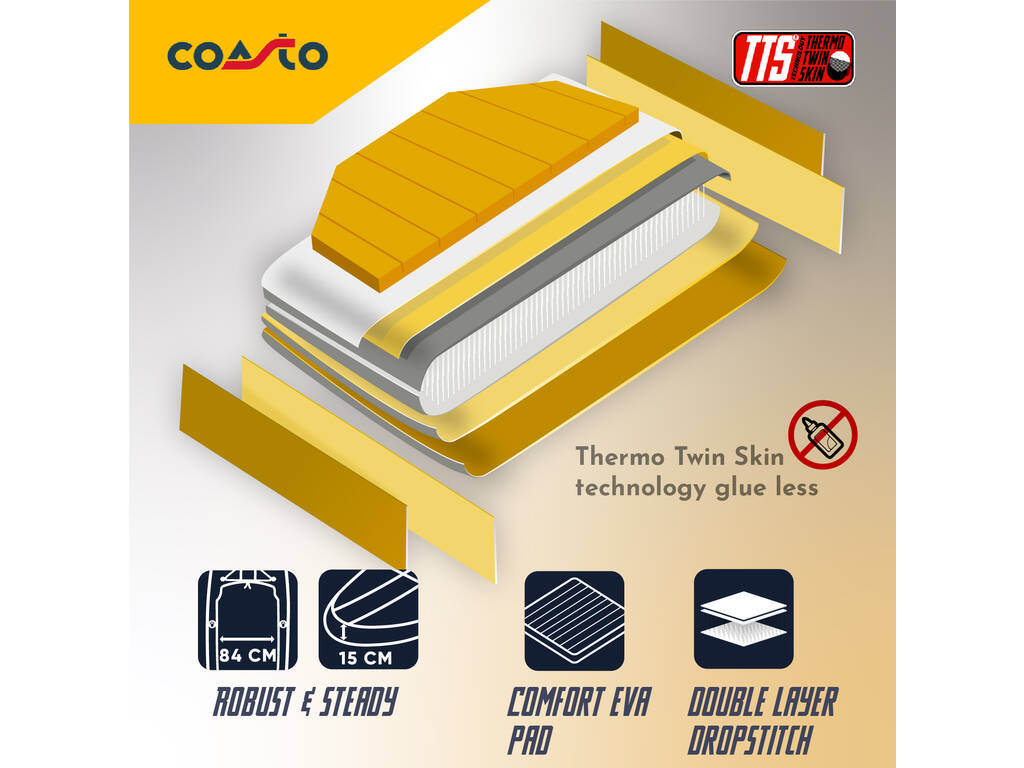 Coasto Argo Paddleboard gonflable 335x84x15 cm