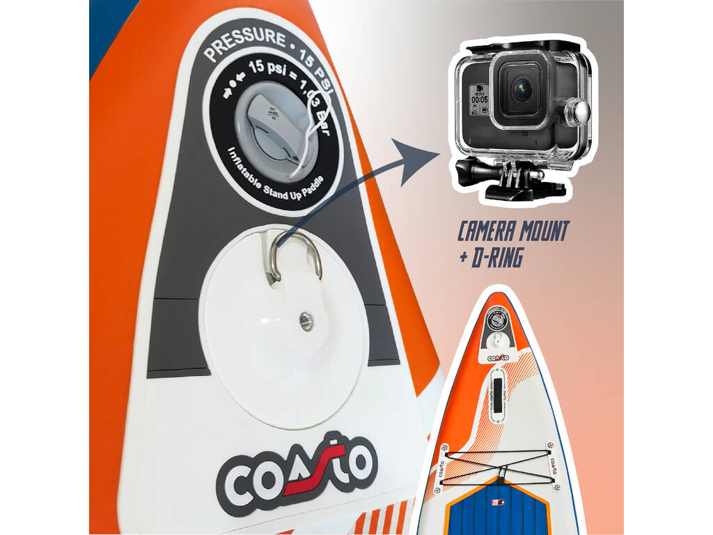 Coasto Nautilus Paddleboard gonflable 355x86x15 cm