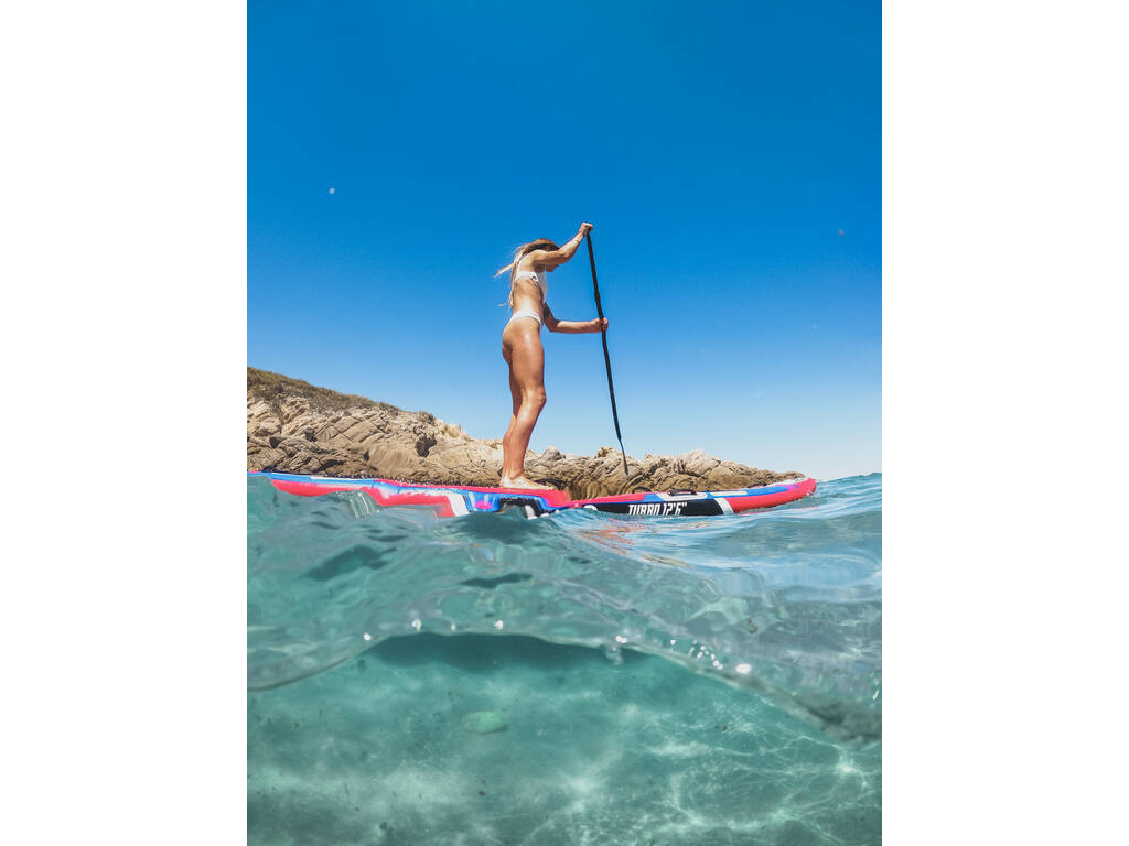Coasto Turbo Planche de Padelsurf gonflable 381x76x15 cm