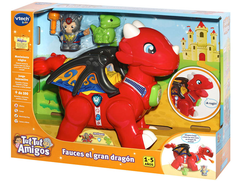 Tut Tut Copains William Gentil Dragon Flamme