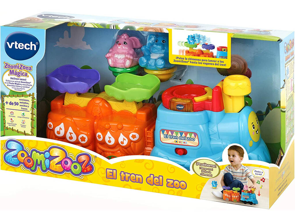 Il treno dello zoo con 2 Zoomizooz Vtech 516522