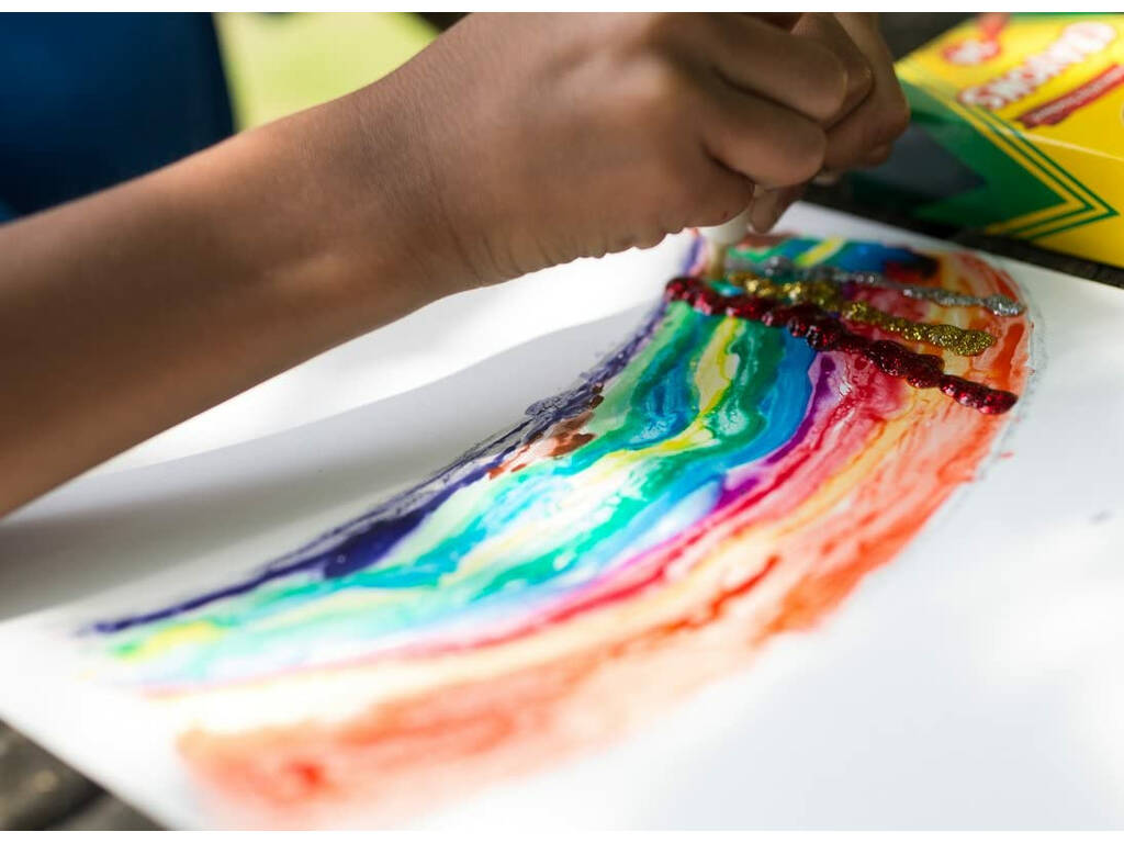 9 Pegamentos de Purpurina Lavables Crayola 3527