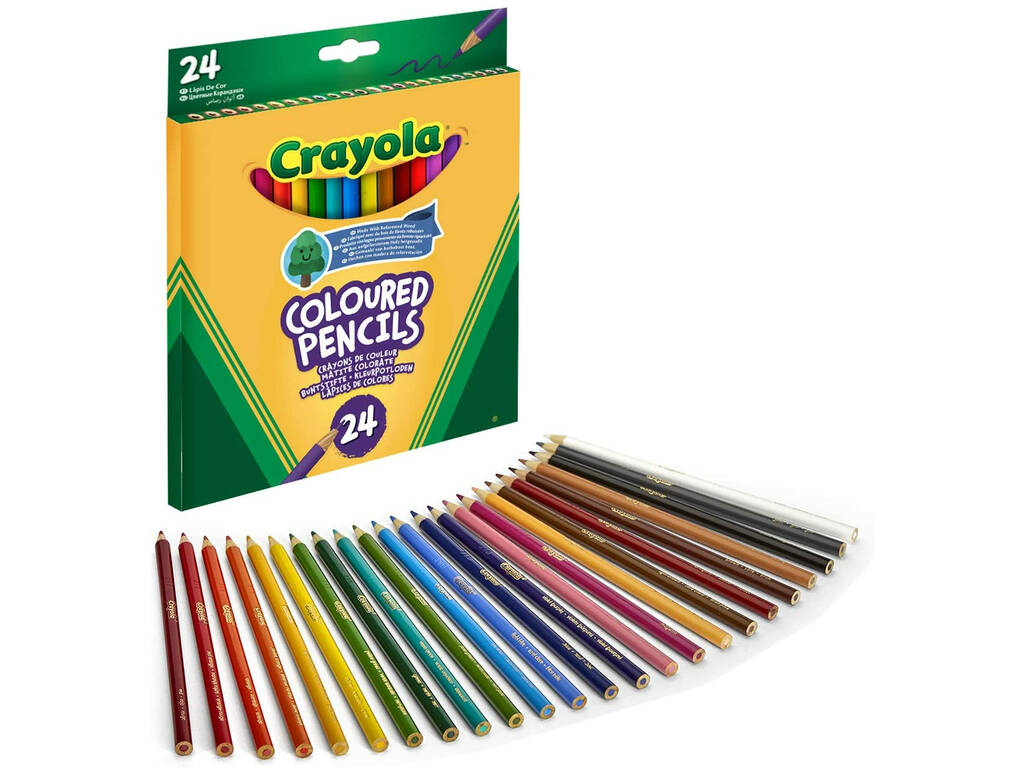 24 matite colorate Crayola 3624