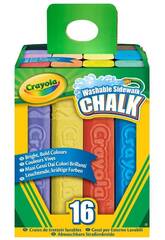 16 Craie lavable pour sol Crayola 4008