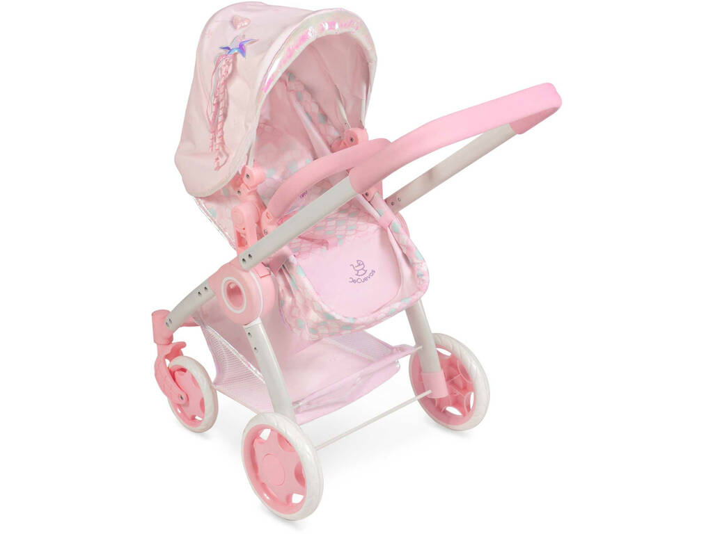Carrozzina per Bambole 3x1 Pieghevole Ocean Fantasy DeCuevas 80541
