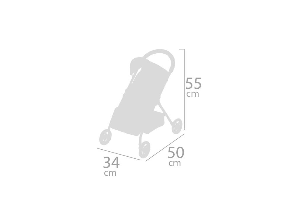 Passeggino per Bambole Il mio Primo Passeggino a 4 ruote Didi DeCuevas 90543