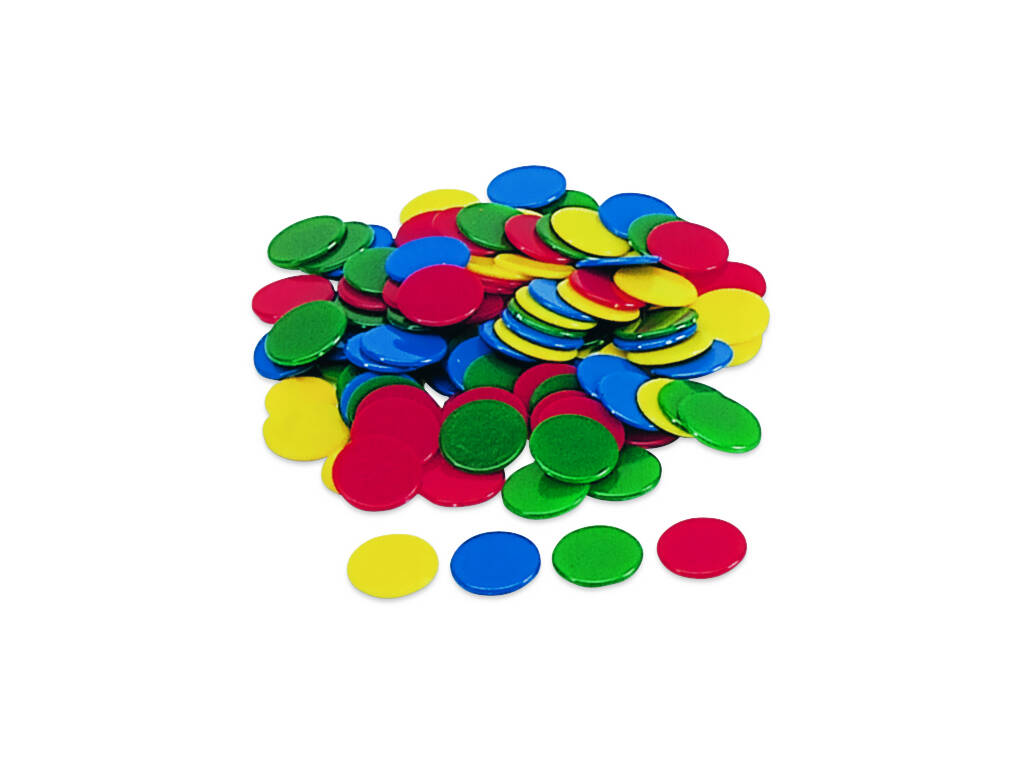 Tasche 100 Parcheesi Chips 15 mm. Cayro 009