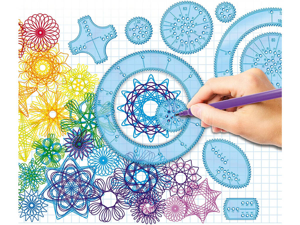 Spirograph Set originale Diseño World Brands 80979