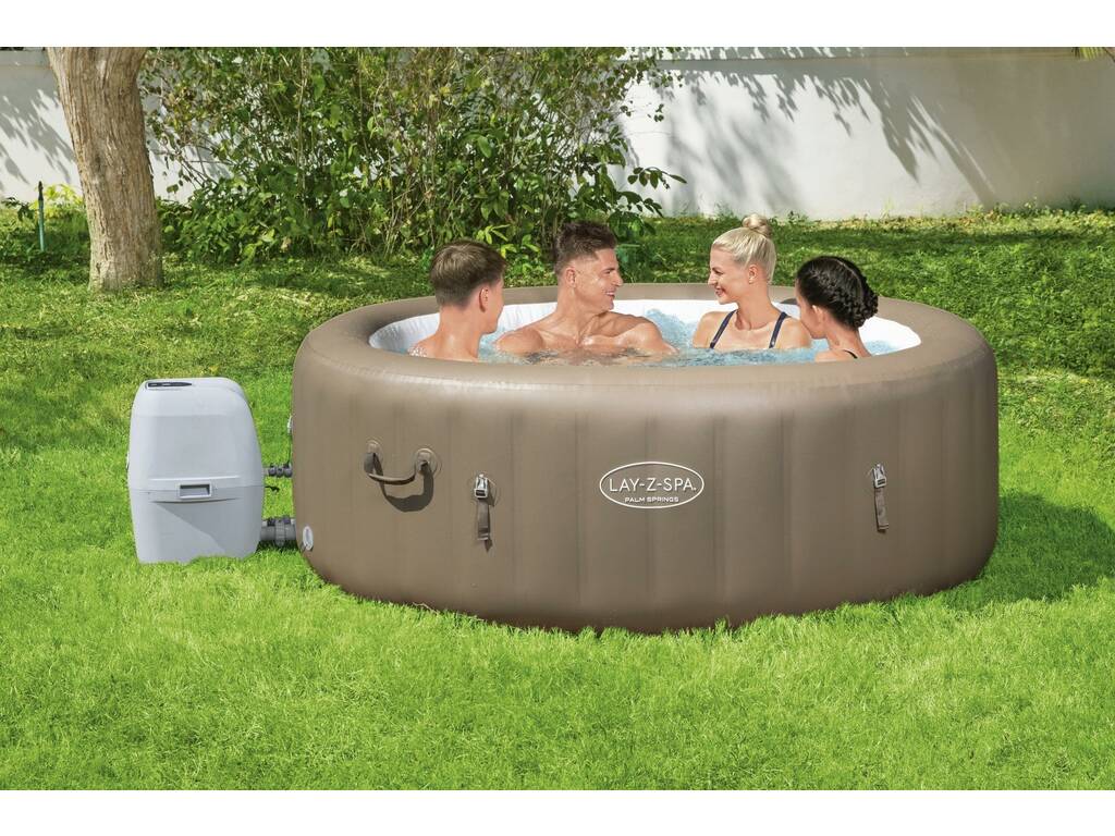  Spa Gonfiabile Lay Z Spa Palm Spring Air Jet 196x71 cm. Bestway 60017