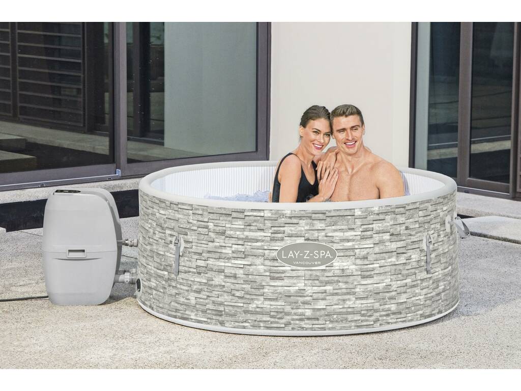 Spa Gonfiabile Lay Z Spa Vancouver Air Jet Plus 155x60 cm. Bestway 60027