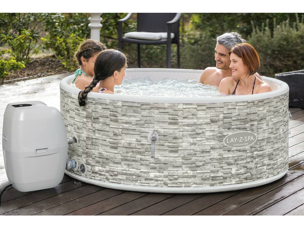Spa Gonfiabile Lay Z Spa Vancouver Air Jet Plus 155x60 cm. Bestway 60027