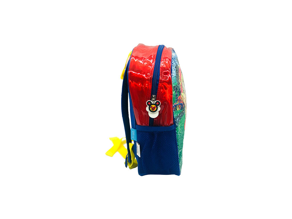 Zaino 2 in 1 Mickey Get Set! Gooo! con borse di paillettes reversibili T323-069