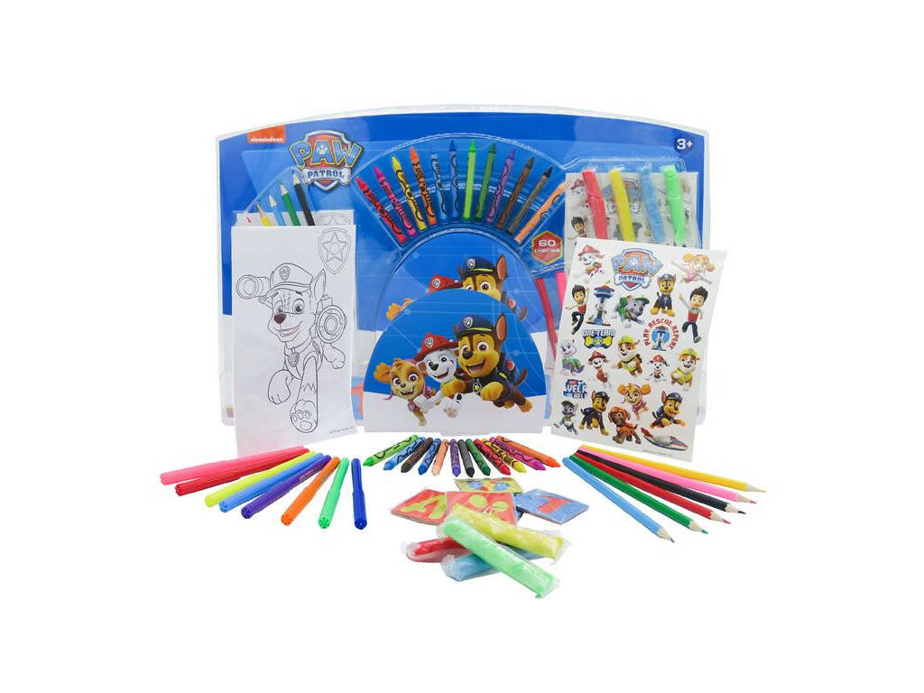Set di attività con 60 pezzi Paw Patrol di CYP GS-60-PW