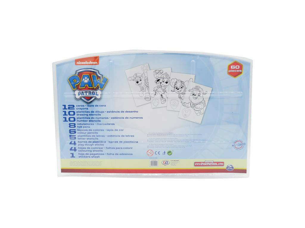 Set di attività con 60 pezzi Paw Patrol di CYP GS-60-PW