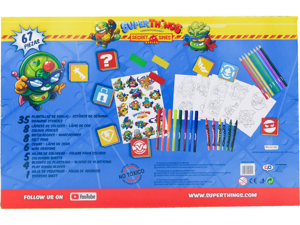 Set di attività 67 pezzi Superthings CYP GS-67-SZ