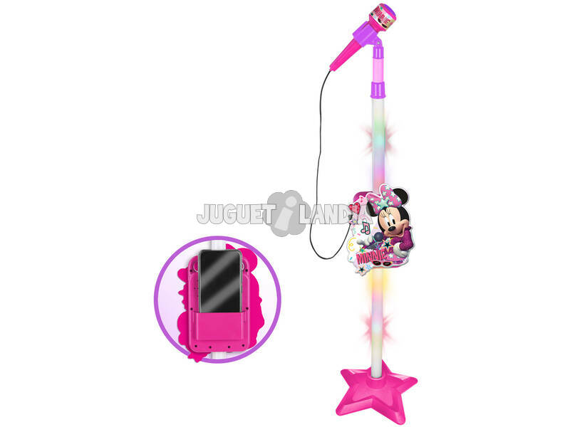 Minnie Microfono da Stand con amplificatore e connessione MP3 Reig 5540