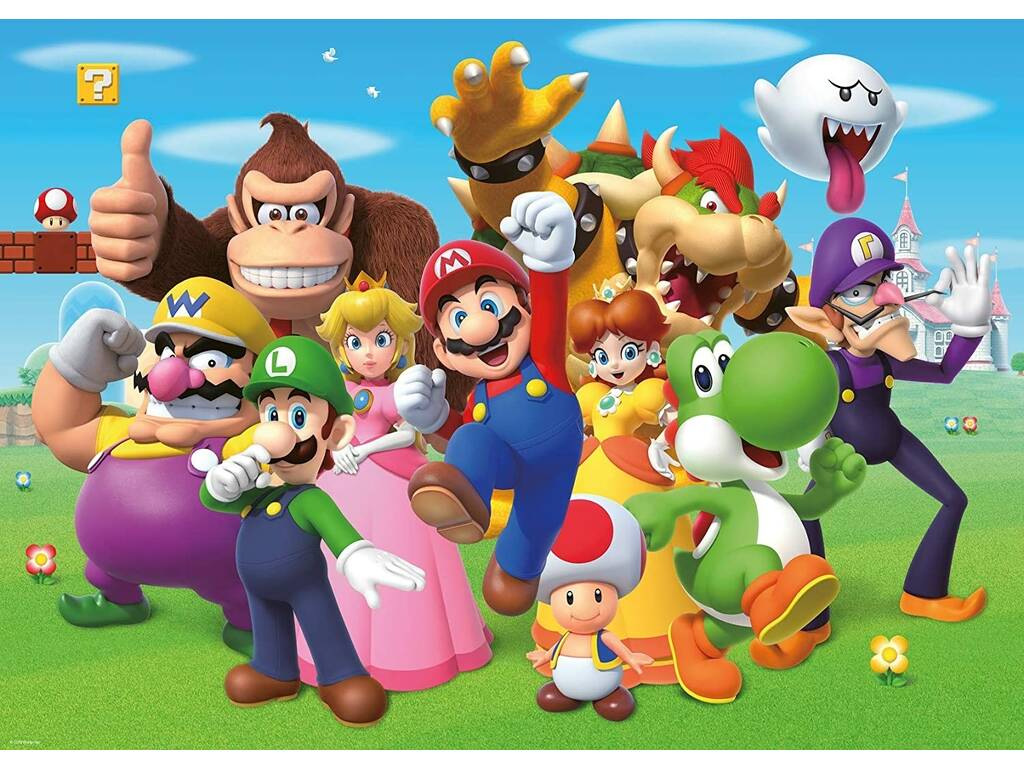 Super Mario Puzzle 1,000 Pieces Ravensburger 14970