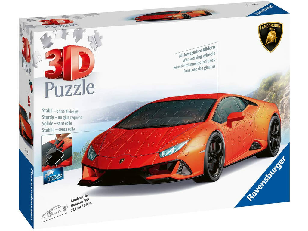 Puzzle 3D Lamborghini Huracan Evo Ravensburger 11238