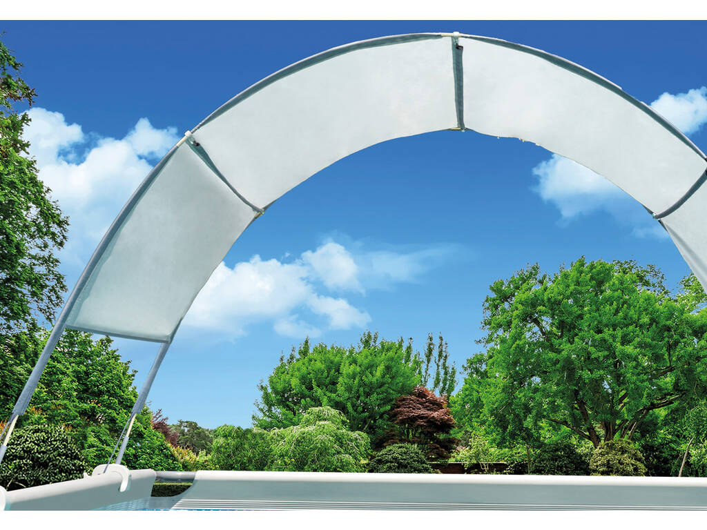 Auvent pour Piscine Hors Sol Tubulaire Intex 28054