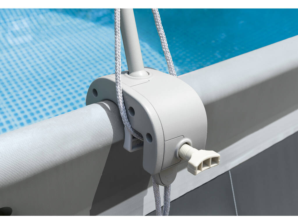 Auvent pour Piscine Hors Sol Tubulaire Intex 28054