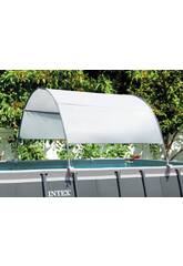 Auvent pour Piscine Hors Sol Tubulaire Intex 28054