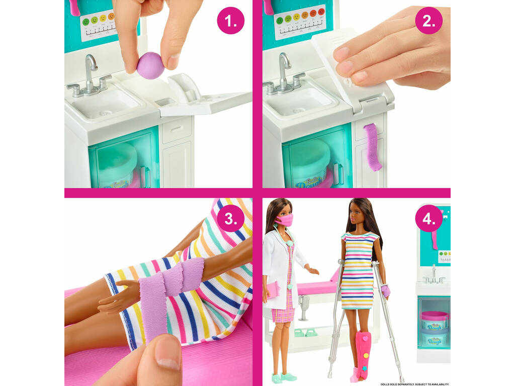 Barbie Docteur avec Clinique Médicale Mattel GTN61