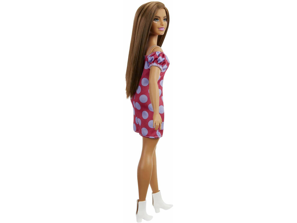 Barbie Fashionista Vitiligio con abito a pois Mattel GRB62