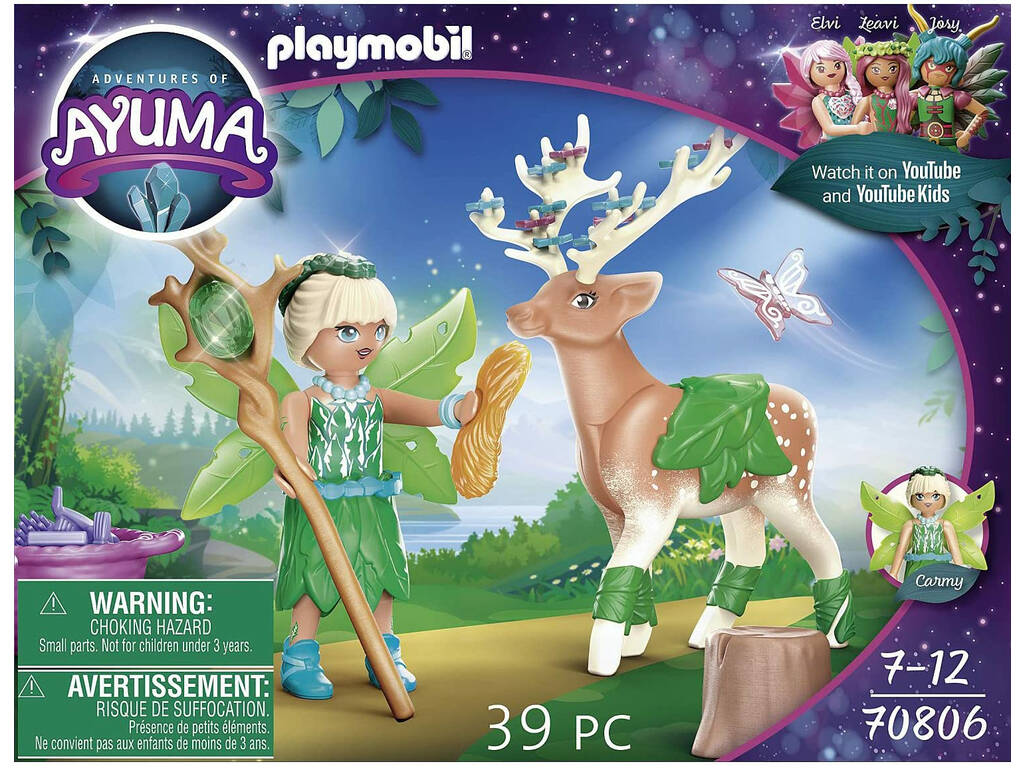 Playmobil Ayuma Forest Fairy con Animale dell'anima 70806