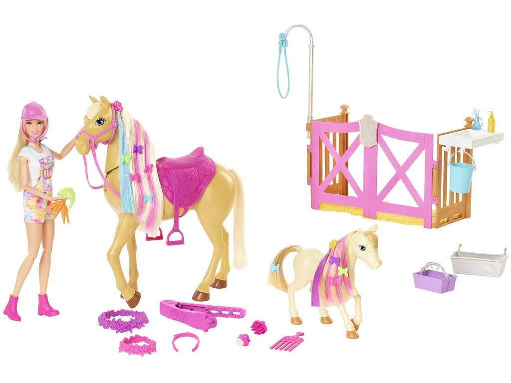 Barbie avec Cheval et Poney Mattel GXV77