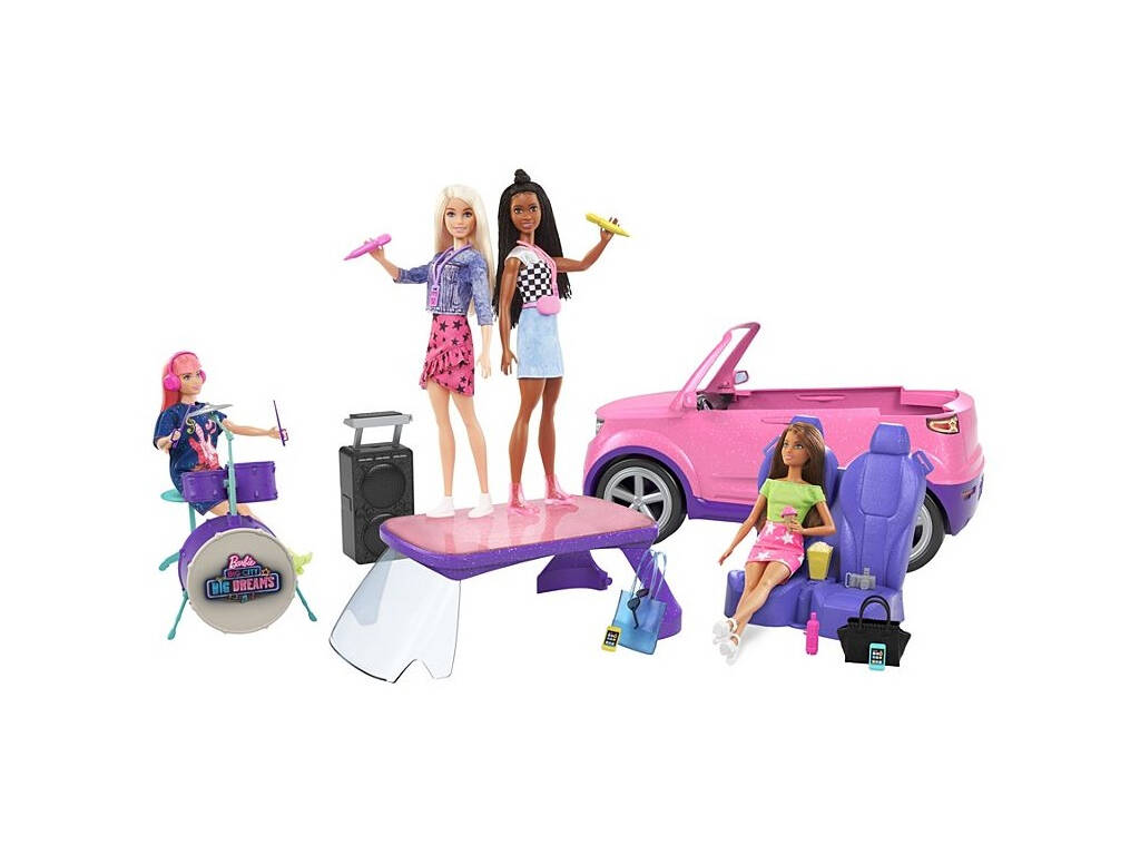 Barbie Big City Big Dreams Voiture Musicale Mattel GYJ25