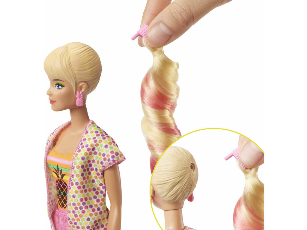 Barbie Boneca Color Reveal com Espuma Ananás Mattel GTN17