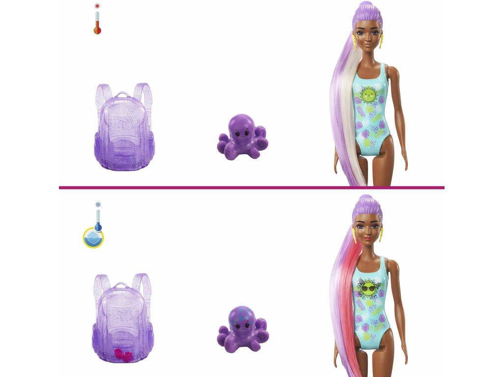 Barbie bambola Color Reveal con schiuma di fragola Mattel GTN18