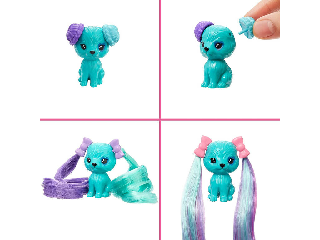 Barbie Bambola Color Reveal Acconciature Palloncini Mattel HBG41