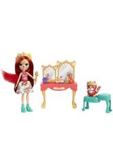 Royal Enchantimals Fabrina Fox avec table à langer victorienne Mattel GYJ05