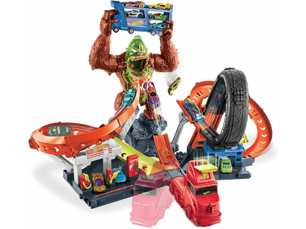 Hot Wheels City Vs Toxic Creatures Toxic Gorilla Attack Mattel GTT94