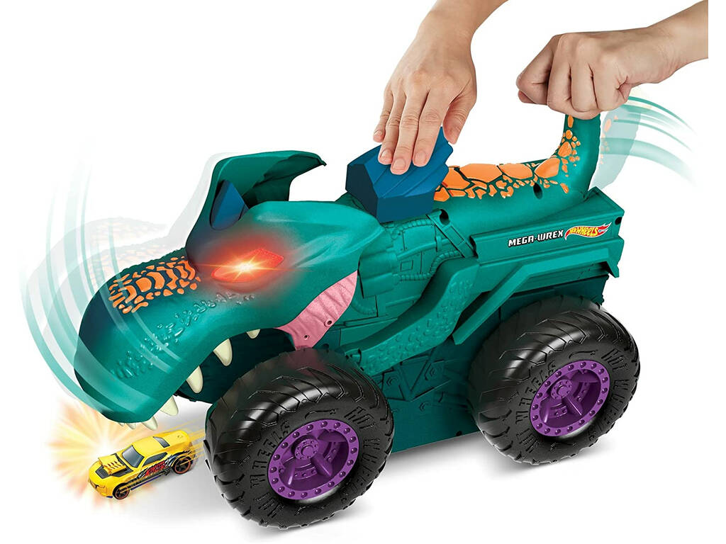 Hot Wheels Monster Trucks Mega Wrex Mastiga Carros Mattel GYL13