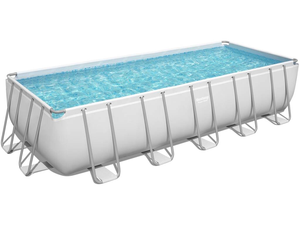 Piscina Fuori terra Rettangolare 640x274x132 cm. Power Steel Bestway 5612B