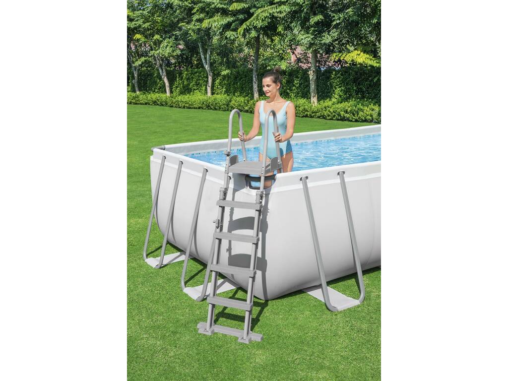 Piscina Fuori terra Rettangolare 640x274x132 cm. Power Steel Bestway 5612B