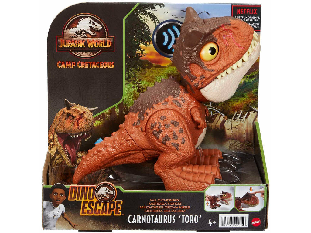 Jurassic World Bebè Carnotaurus masticatore Mattel HBY84