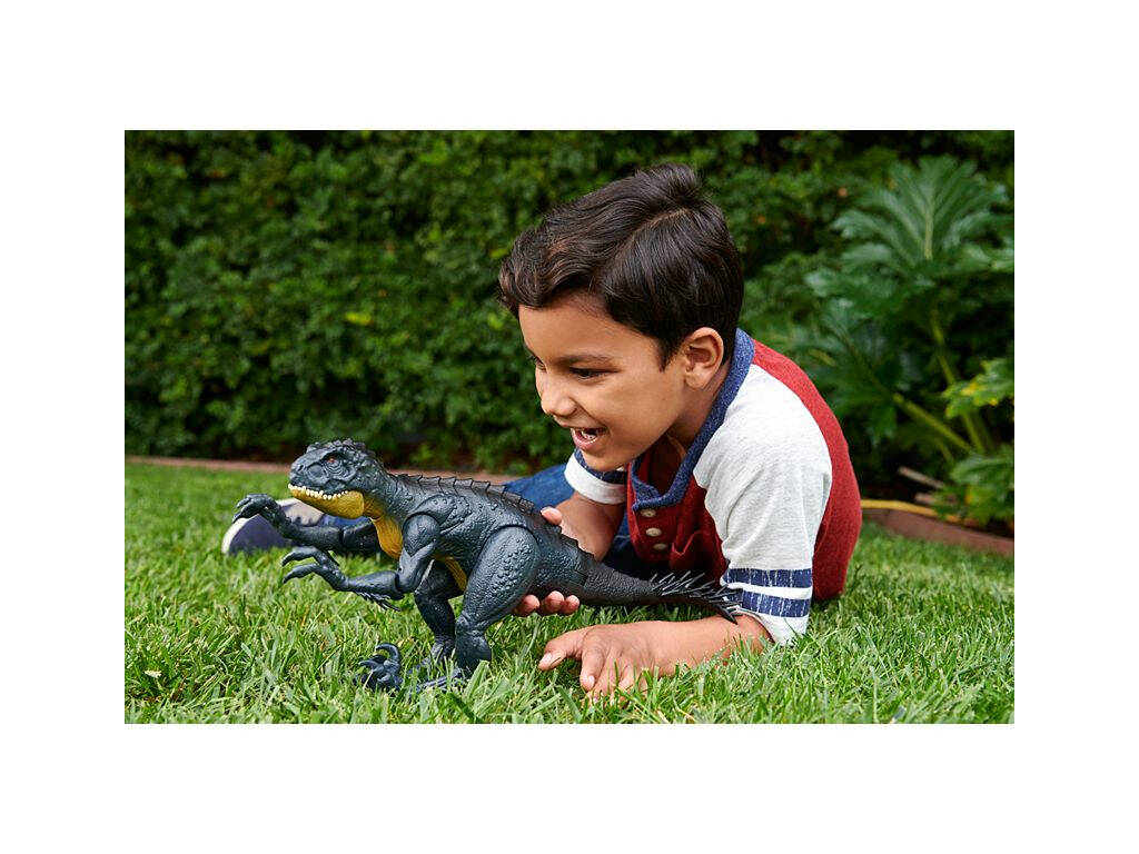 Jurassic World Dinosaurio Scorpios Rex Golpea y Combate Mattel HBT41