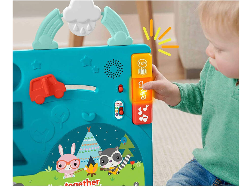 Fisher Price Libro di Storia Seduto e in piedi Mattel HCL17