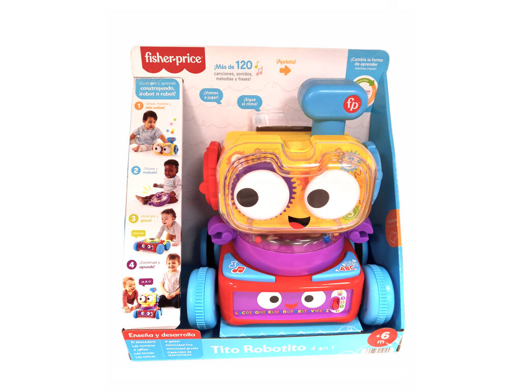 Fisher Price Robot di apprendimento 4 in 1 Mattel HCK45