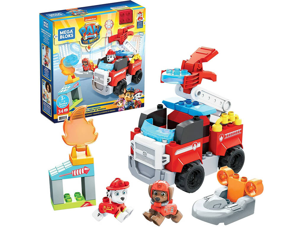 Mega Bloks Paw Patrol Mashall's Fire Fighting Mattel GYJ01